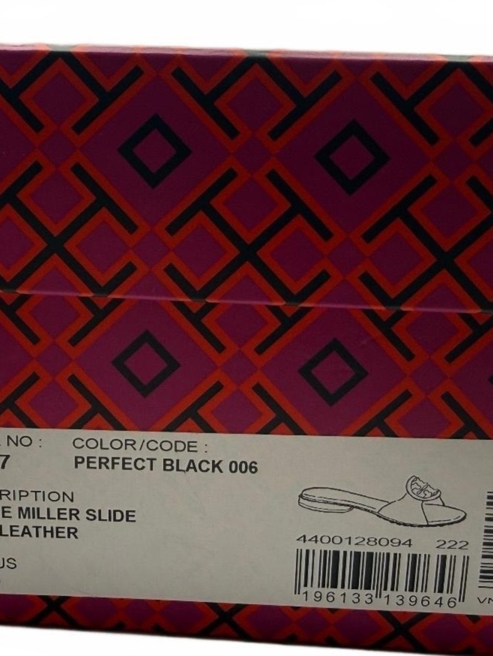 Tory Burch Bombe Miller Slide Calf Leather in Perfect Black — Size 10 - Picture 8 of 8